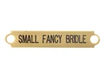 Hot DOVER DROPSHIP 2" Fancy Bridle Nameplate