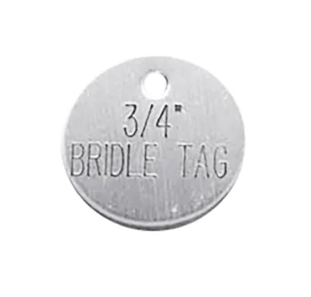New DOVER DROPSHIP 3/4'' Round Bridle & Accessory Tag