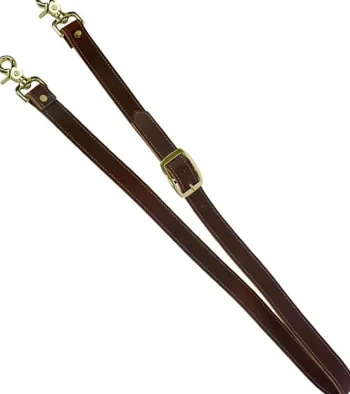 Fashion JACKS MFG 5/A Baker® Adjustable Leather Shoulder Strap For 5/A Baker® Duffle Bag