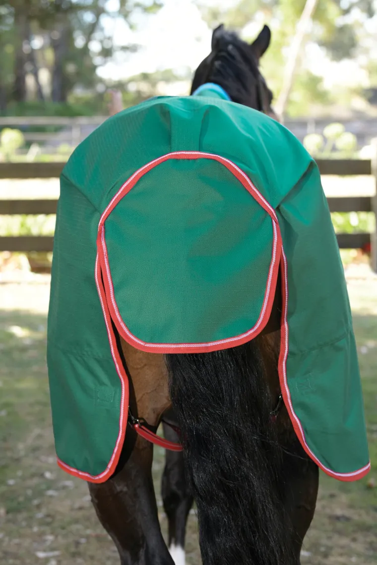 CsgVeLFT_4.webp Outlet WEATHERBEETA ® ComFiTec™ Prelim Standard Neck Lite Turnout Dark Green/Red/White