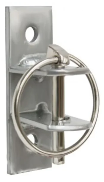 Hot SHILOH STABLES TACK Showman® Locking Pin Bucket Hook Silver