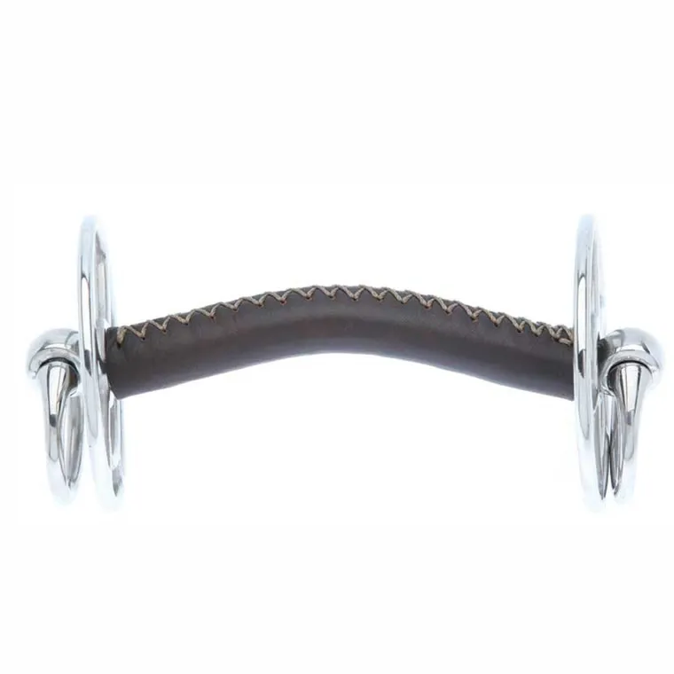 DcsMVLuE_0.webp Online PARTRADE Metalab John Whitaker Leather Coated Gag Bit Stainless Steel