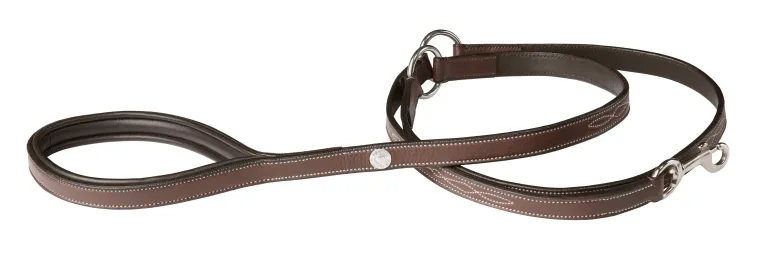 EUTtLEfX_0.webp Hot PUSHKAR INTL DS Fancy-Stitched Dog Leash Brown