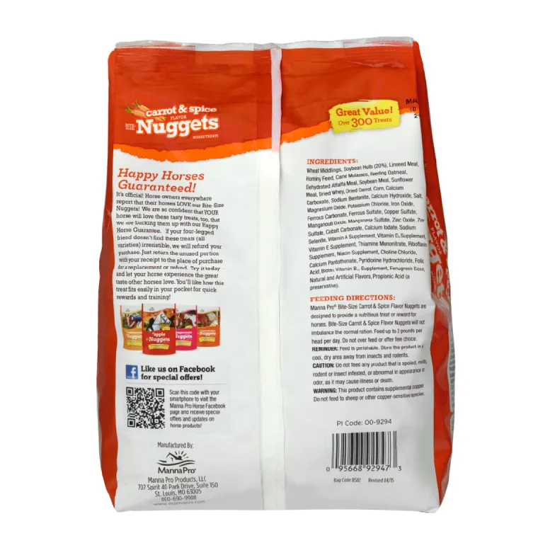 GjobWHNY_8.webp New ANIMAL HEALTH INT Manna Pro® Bite-Size Nuggets - 4 lb