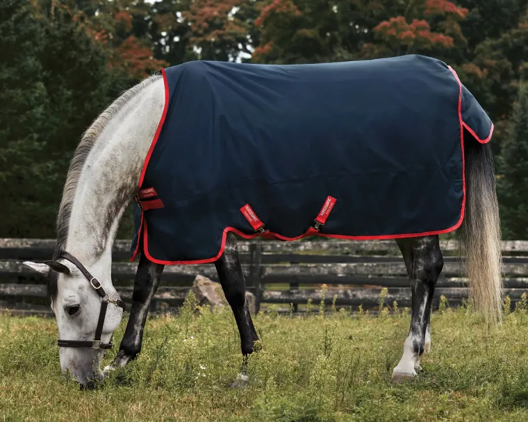 HPMMQXyG_0.webp New HORSEWARE ® Ireland Exclusive 600D 100 Gram Ripstop Turnout Blanket Navy/Red