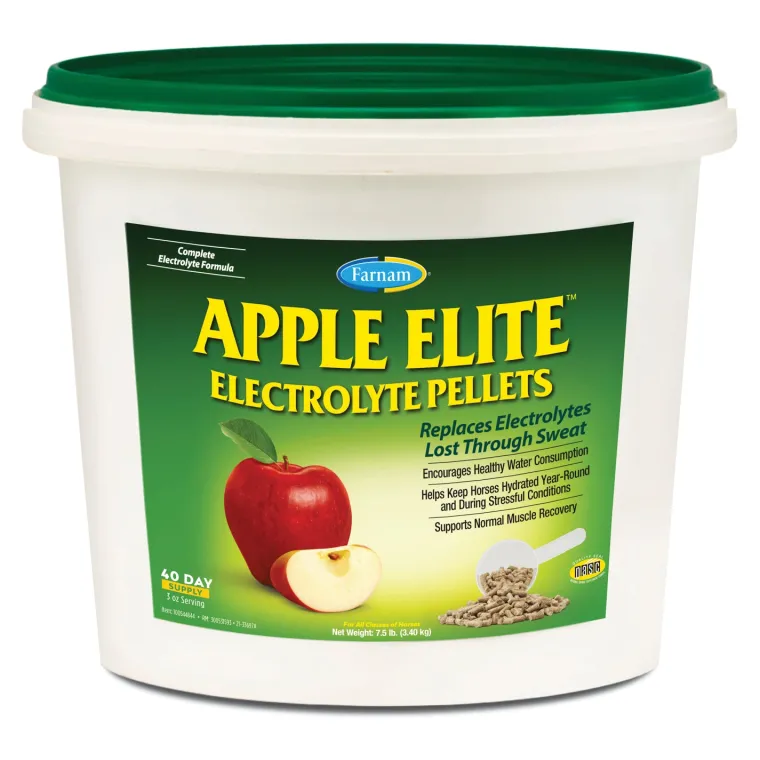 IEjeRDYb_0.webp Online ANIMAL HEALTH INT Apple Elite™ Electrolyte Pellets, 7.5 Pounds