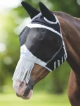 Discount SHIRES EQUESTRIAN Shires Fine Mesh Fly Mask (Ears & Nose Fringe)