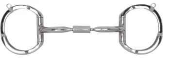 Best TOKLAT ORIGINALS Myler® Eggbutt Wide Barrel MB 02 Comfort Snaffle with Hooks Stainless Steel