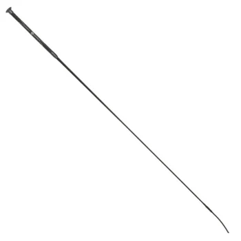 Best FLECK GMBH CO Fleck® Contact Dressage Whip with Graphite Trim Black/Graphite