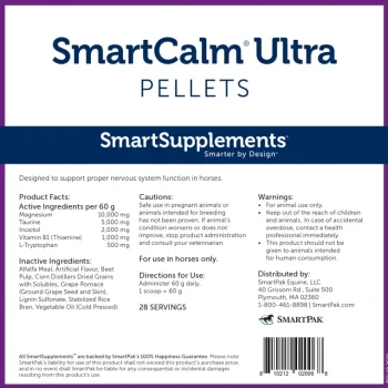 Best SMARTPAK SmartEquine™ SmartCalm® Ultra Pellets - 3.75 lbs.