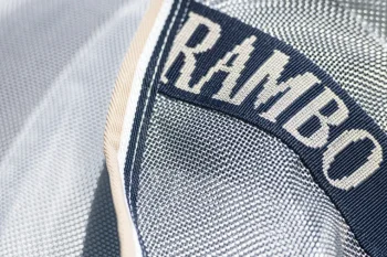 Hot HORSEWARE ® Ireland Rambo® Protector Fly Sheet Silver/Navy