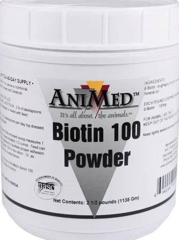 Outlet ANIMAL HEALTH INT AniMed™ Biotin 100 Powder - 2.5 lb