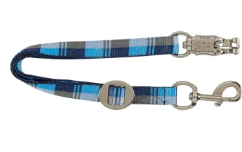 Fashion TEXT HORSE DS Plaid Trailer Tie