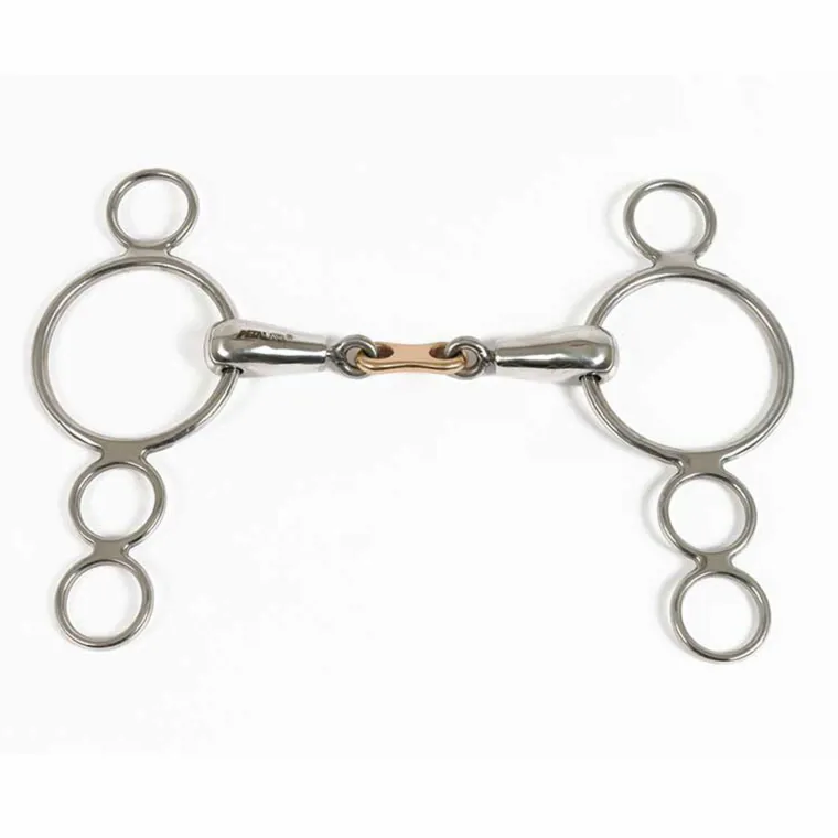 OCyzvVrq_0.webp Best PARTRADE Metalab Double Jointed French Link Continental Gag Bit Stainless Steel
