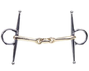 Online METLAR/NEUE SCHULE Neue Schule Pony Tranz Angled Lozenge Full Cheek Bit - 10 mm mouth Gold