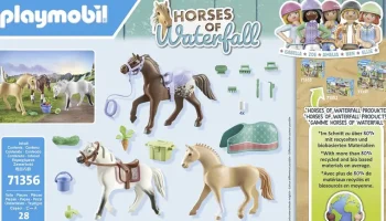 Sale PLAYMOBIL USA INC Playmobil® Three Horses Set with Accessories