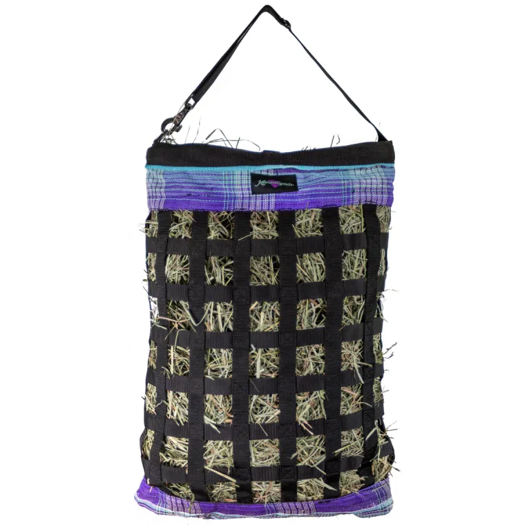 QsGWyqrb_6.webp Discount KENSINGTON ™ Hay Bag with Rim, Large Holes, 1 Flake Capacity