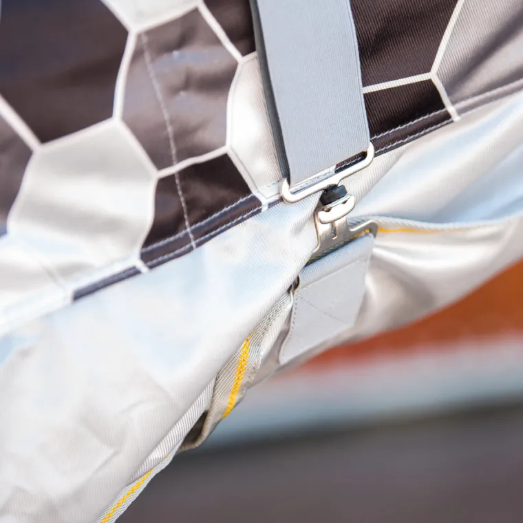 ROBHwswk_1.webp Clearance WORLD EQUSTRN BRNDS Equilibrium Field Relief Fly Sheet White/Black/Grey