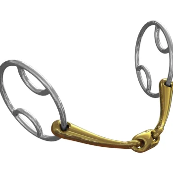 Clearance METLAR/NEUE SCHULE Neue Schule Tranz Angled Lozenge Beval Bit - 14 mm mouth; 70 mm rings