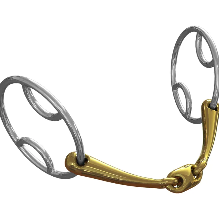 Rfyhxnlp_0.webp Clearance METLAR/NEUE SCHULE Neue Schule Tranz Angled Lozenge Beval Bit - 14 mm mouth; 70 mm rings