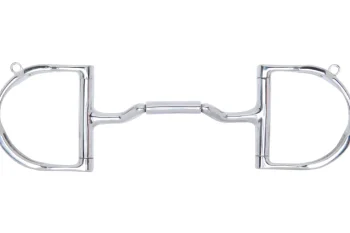 Hot TOKLAT ORIGINALS Myler® Mullen Barrel Low Port Pony Dee Ring MB 36 with Hooks Stainless Steel