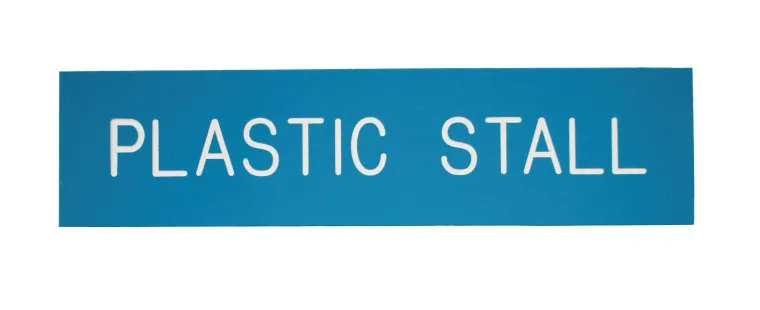 SKsWoraA_1.webp Fashion DOVER DROPSHIP Plastic Stall Plate - 1 or 2 lines