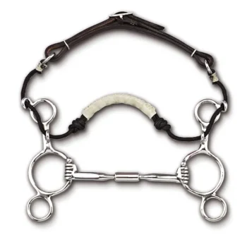 Outlet TOKLAT ORIGINALS Myler® 2-Ring Combination Bit Wide Barrel MB 02 Comfort Snaffle Stainless Steel