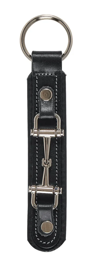 Online TORY LEATHER Snaffle Bit Padded Leather Key Chain