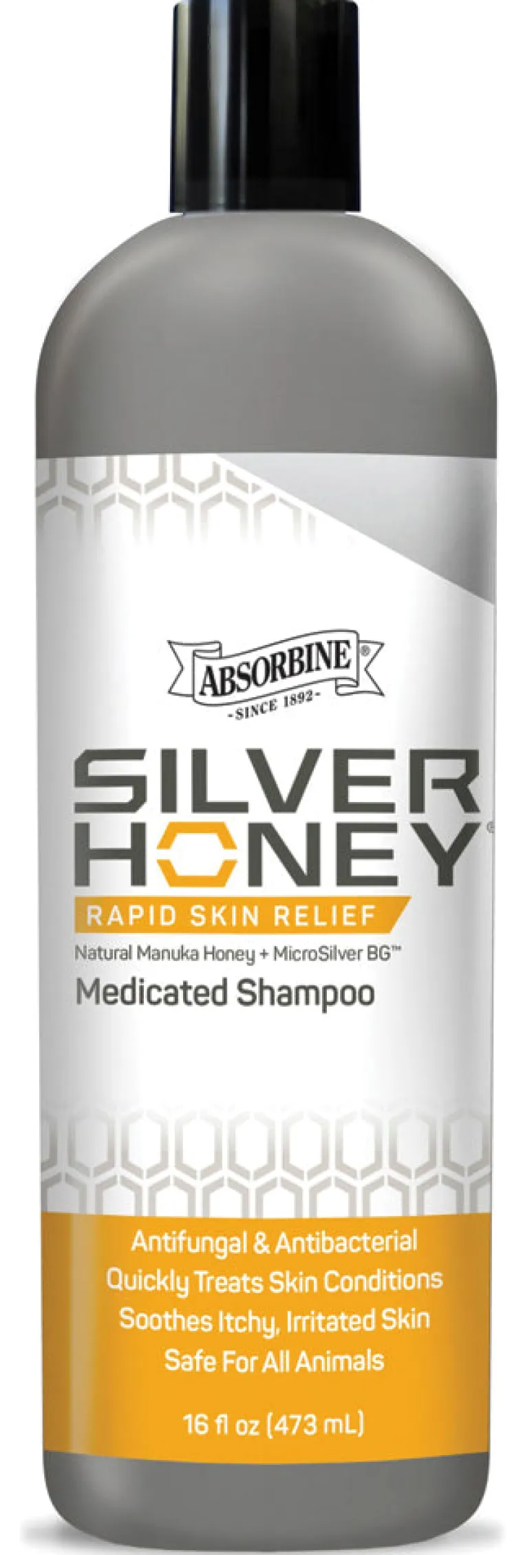 UVzrWsPB_0.webp Hot ANIMAL HEALTH INT Absorbine® Silver Honey® Rapid Skin Relief Medicated Shampoo