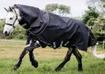 Online HORSEWARE ® Ireland Rambo® Supreme Medium-Weight Vari-Layer® Turnout Blanket Navy/Burgundy/Dusty Blue