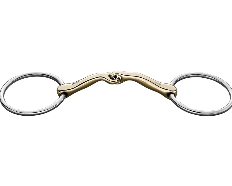 VNJWUXgM_0.webp Online GEM-HERM SPRENGER Herm Sprenger® Sensogan® KK Snaffle Bit - 18 mm mouth; 70 mm rings