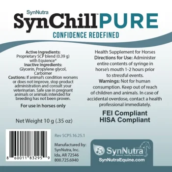 Outlet SYNNUTRA EQUINE ® Synchill™ Pure Gel