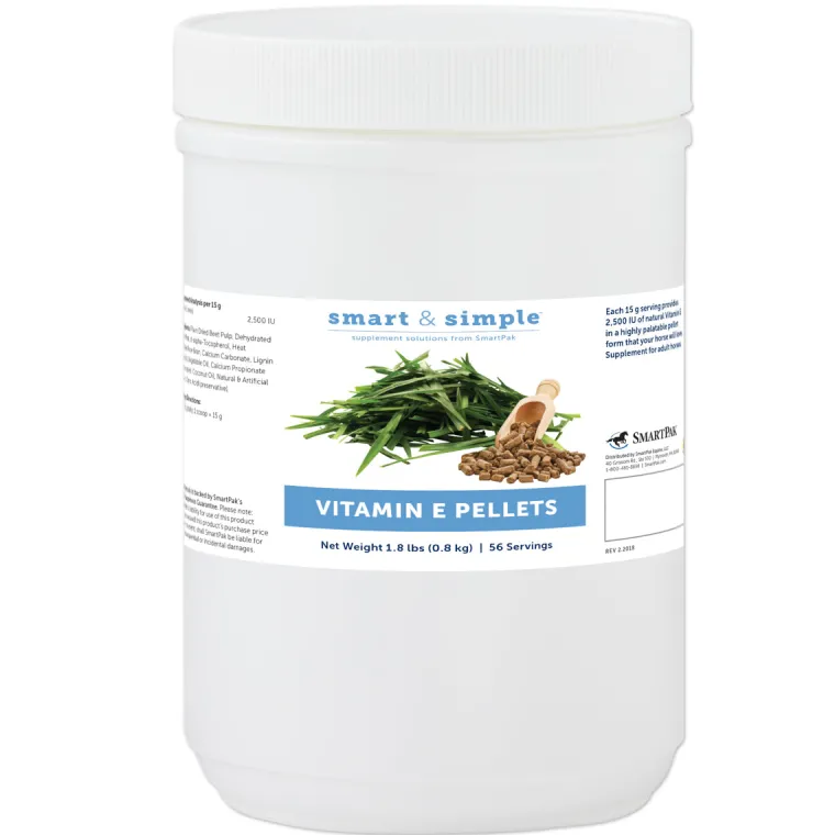 XsQgOIDg_0.webp Clearance SMARTPAK SmartEquine™ Smart & Simple® Vitamin E Pellets - 1.8 lbs.