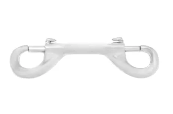 Clearance FORMOSA MAY INC AIME  4-3/4" DC DOUBLE END SNAP-Nickel Plated Silver