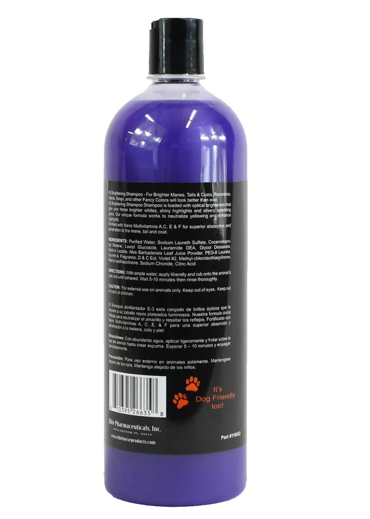 aXKBQiUs_1.webp Online ANIMAL HEALTH INT E3® Elite Equine Evolution Brightening Shampoo - Quart