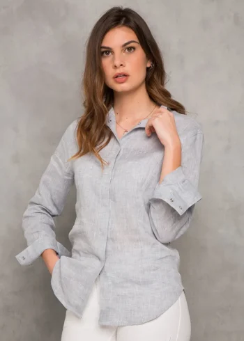 Discount HORSEWARE AA® Ladies’ 300 Linen Long Sleeve Shirt