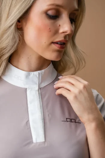 Best HORSEWARE AA® Mira Short-Sleeve Show Shirt Oyster