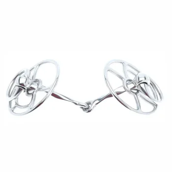 Clearance PARTRADE Metalab John Whitaker Twisted Single Joint Gag Bit Stainless Steel