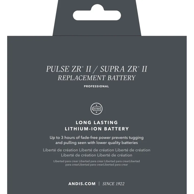 andis-pulse-zr-ii-replacement-fXqRFYuK-3.webp Outlet ANDIS COMPANY Andis® Pulse ZR® II Replacement Battery Pack Black