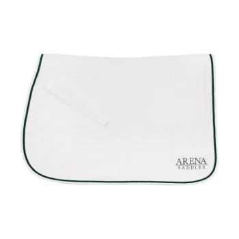 Sale SADDLERY BRANDS INTL Arena All-Purpose Saddle Pad White/Green