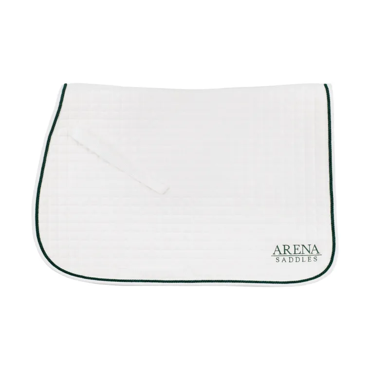 arena-all-purpose-saddle-pad-NphLjtTR-0.webp Sale SADDLERY BRANDS INTL Arena All-Purpose Saddle Pad White/Green