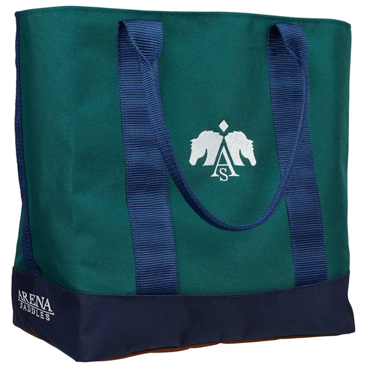 arena-maxi-tote-bag-HVhDDcij-0.webp Best SADDLERY BRANDS INTL Arena Maxi Tote Bag Green/Navy/White