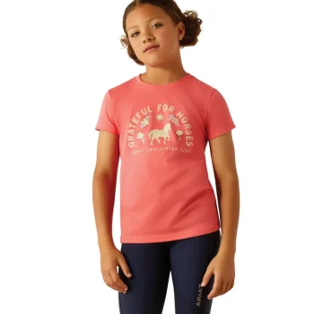 New ARIAT-APPAREL Ariat® Kids’ Grateful Tee Coral Paradise