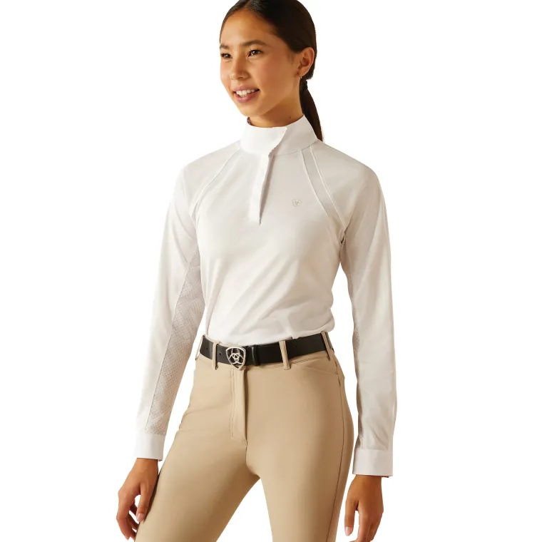 ariat-kids-sunstopper-pro-show-xjdWrcwW-0.webp Outlet ARIAT-APPAREL Ariat® Kids’ Sunstopper Pro Show Shirt 3.0 White
