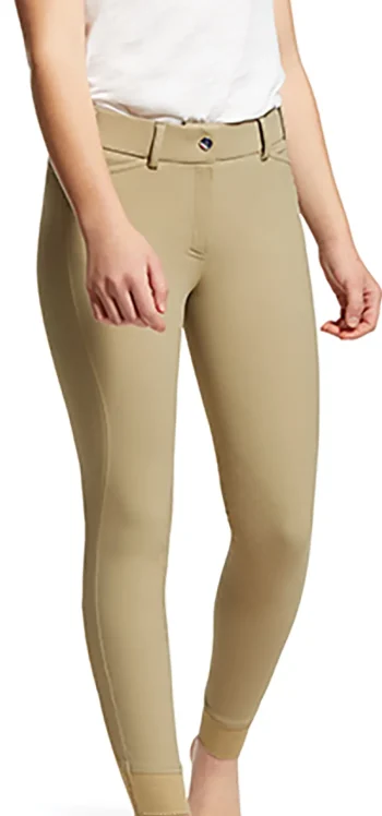 Sale ARIAT-APPAREL Ariat® Kids’ Tri Factor EQ Knee-Patch Breech Olympia Tan