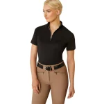 Sale ARIAT-APPAREL Ariat® Ladies’ Soquel Quarter-Zip Short Sleeve Shirt