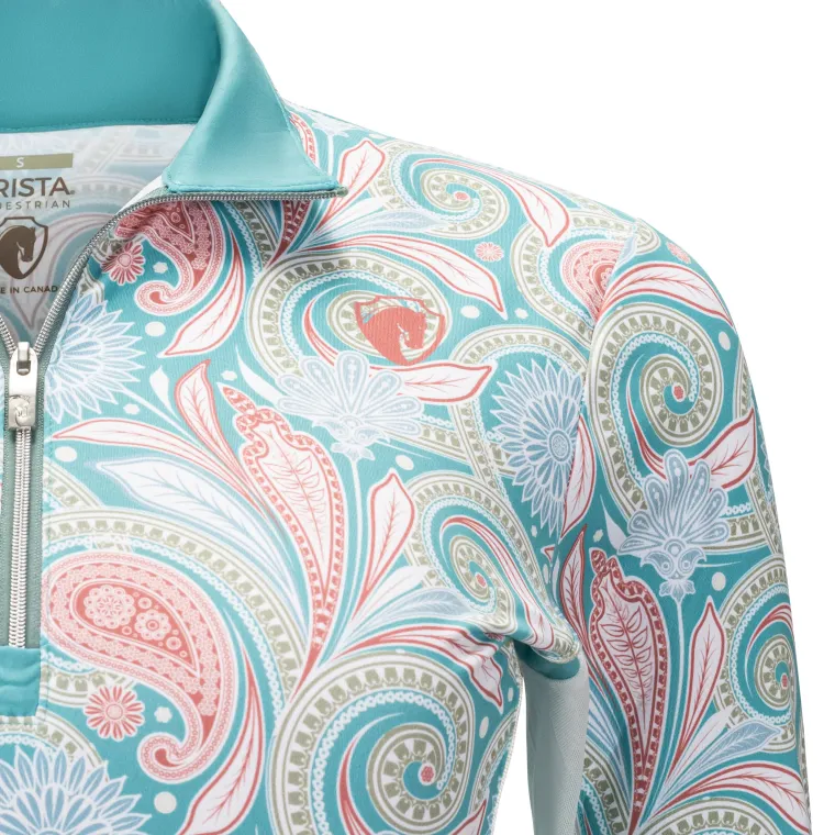 arista-ladies-viva-quarter-zip-dtrgzfiD-2.webp Best ARISTA EQUESTRIAN Arista® Ladies’ Viva Quarter-Zip Long Sleeve Shirt Light Verdigris