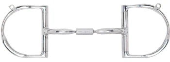 Sale TOKLAT ORIGINALS Myler® Pony D-Ring Wide Barrel MB 02 Comfort Snaffle with Hooks Stainless Steel