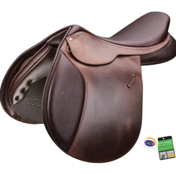 Clearance SADDLERY BRANDS INTL Bates Caprilli Close Contact Classic Forward Flap Saddle Brown