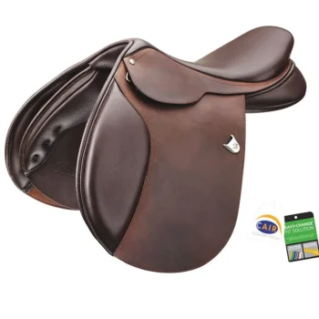 New SADDLERY BRANDS INTL Bates Caprilli Close Contact Saddle With Forward Flap Brown